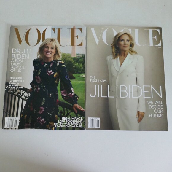 2 issues Vogue magazine featuring Dr. Jill Biden - Picture 1 of 2